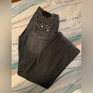 Embellished Denim Jeans size 14